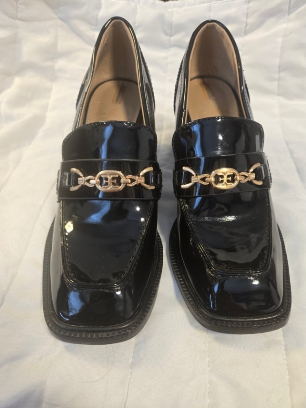 Sam Edelman Quincy Block Loafer Size 7